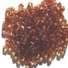 200 6mm Acrylic Faceted Bicone Smoked Topaz